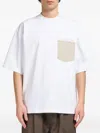 Marni T-shirt Aus Jersey In White