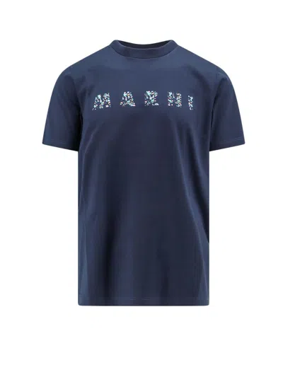 Marni T-shirt In Blue