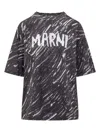 Marni T-shirt In Blue