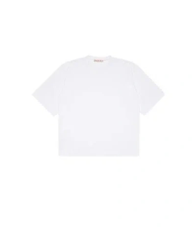 Marni Kids' T-shirt Con Logo In White