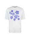 Marni Tee With Logo Floral Print In D2w01