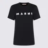 Marni Contrast Logo Crew Neck T-shirt