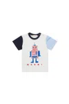 Marni T-shirt In Jersey Con Stampa Galaxy In White