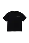 Marni Kids Pocket T-shirt In Black