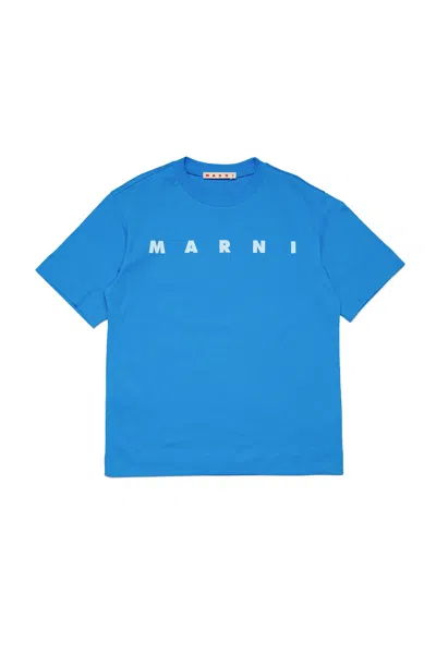 MARNI T-SHIRT IN JERSEY WITH LOGO