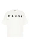 Marni Logo T-shirt In Lily White