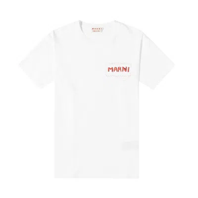 Pre-owned Marni T-shirt 'lily White'