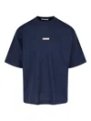 Marni Crew Neck Short Sleeves In Blue