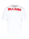 Marni Logo T-shirt In White