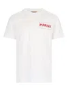 Marni Logo Patch Crewneck T-shirt In White