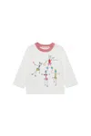Marni T-shirt Manica Lunga In Jersey Con Grafica Nutcracker In White