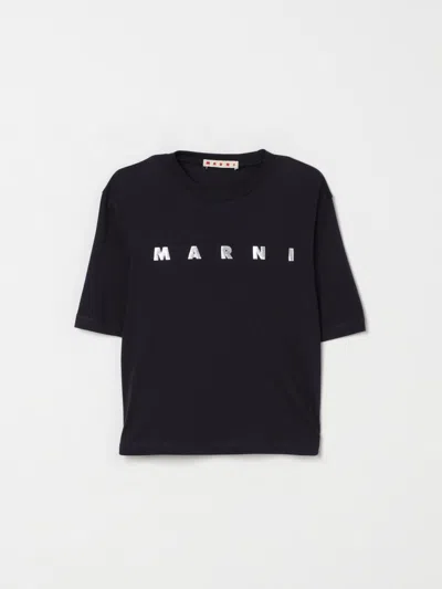 MARNI T-SHIRT MARNI KIDS COLOR BLACK,422892002