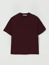 Marni T-shirt  Kids Color Brown In Burgundy