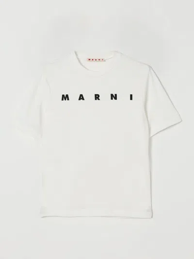 Marni T-shirt  Kids Color Cream In White