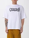 Marni T-shirt With Print In White
