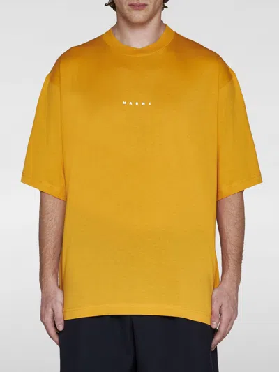 Marni T-shirt  Men Color Orange In Brown