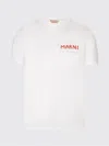 Marni -patch T-shirt In White
