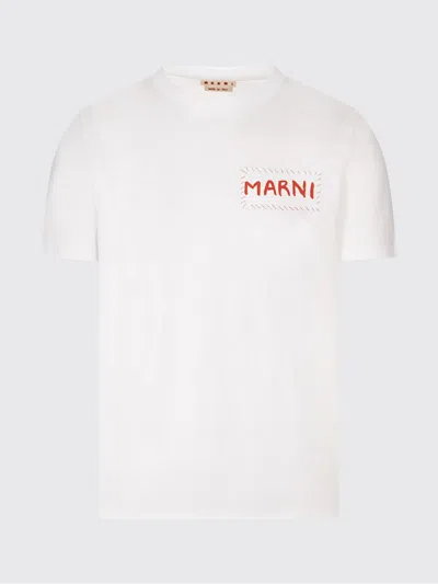 MARNI T-SHIRT MARNI MEN COLOR WHITE,H18610001