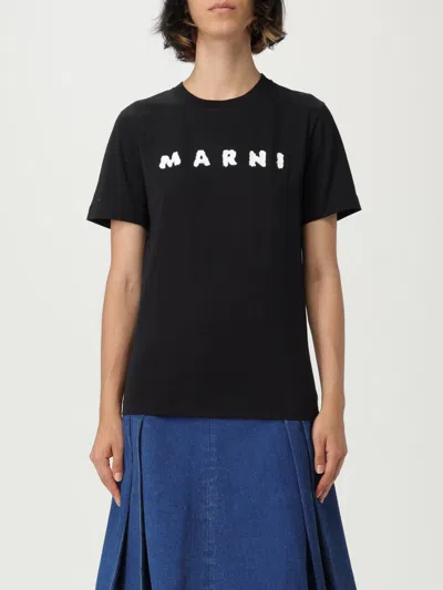 MARNI T-SHIRT MARNI WOMAN COLOR BLACK,H11344002