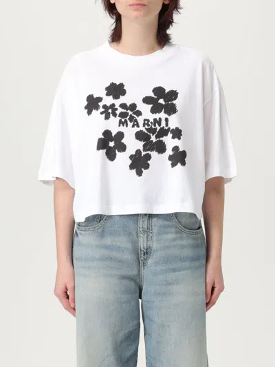 MARNI T-SHIRT MARNI WOMAN COLOR WHITE,G60343001