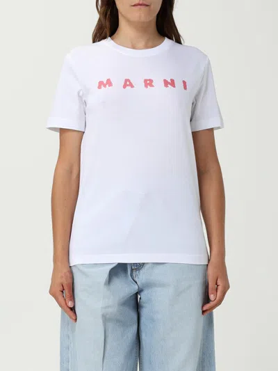MARNI T-SHIRT MARNI WOMAN COLOR WHITE,H11344001