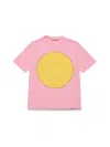 Marni Circle-panel Jersey T-shirt In Multicolour