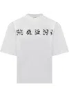 Marni Pop Fields Logo Graphic T-shirt In White