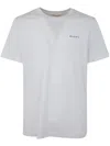 Marni White Cotton T-shirt With Logo Print In White