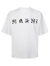 Marni T-shirt Oversize In Cotone Bianco In White