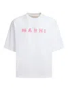 Marni Crew Neck Short Sleeves In White