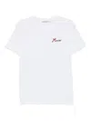 Marni Cotton Logo-print Short-sleeve T-shirt In White