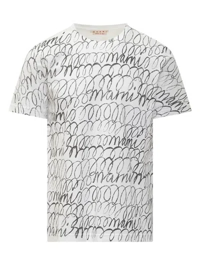 Marni T-shirt In White