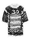 Marni Short-sleeved T-shirt With Abstract Graphic Print In Multi