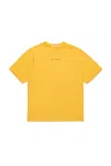 Marni Logo Detailed Crewneck T-shirt In Yellow