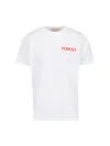 MARNI T-SHIRT WITH LOGO APPLICATION