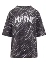 Marni T-shirt In Black