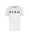 Marni T-shirt With Logo Print - White In White