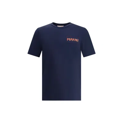 MARNI T-SHIRT WITH PATCH