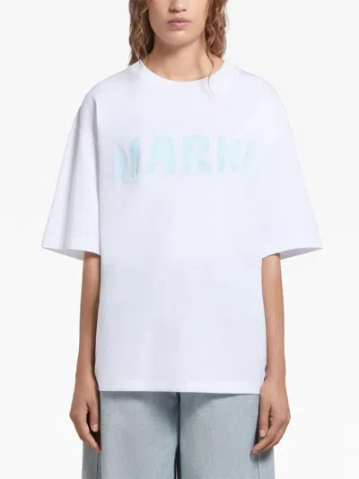 Marni White Cotton T-shirt