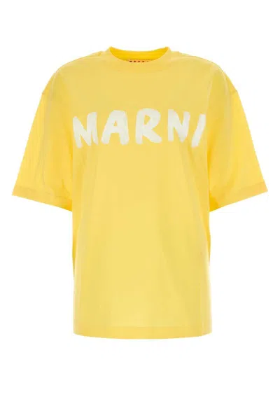 Marni T-shirt In Yellow