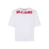 Marni Logo T-shirt In White