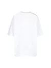 Marni White Crewneck T-shirt With Logo Lettering And Logo Print On The Front