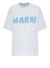 MARNI MARNI T-SHIRTS AND POLOS LIGHT BLUE