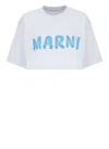 MARNI MARNI T-SHIRTS AND POLOS LIGHT BLUE
