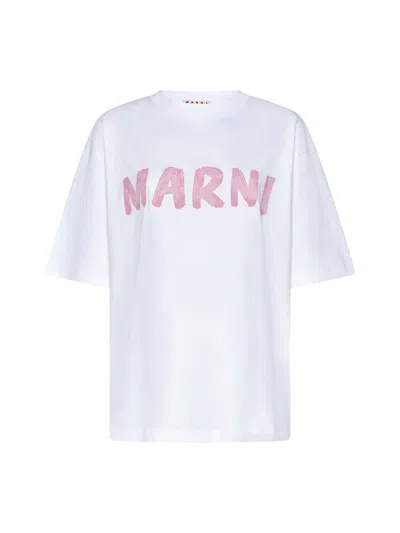 Marni T-shirts And Polos In Lily White