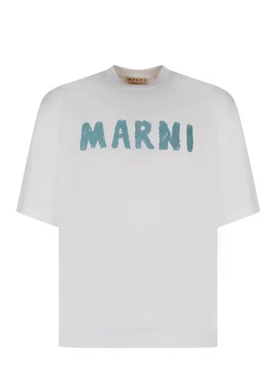 Marni T-shirt  In White