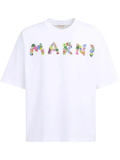 Marni T-shirts And Polos White In Bianco