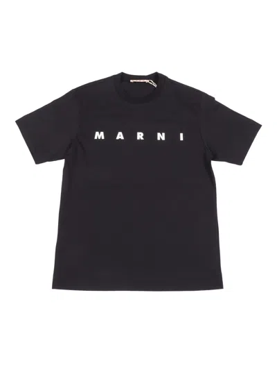 Marni Kids' T-shirts In Black