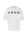Marni Pop Fields Logo Graphic T-shirt In White