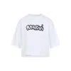 Marni Short Sleeve Boxy Crop Top